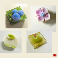 青水無月の上生菓子 2023/06/07 19:45:32