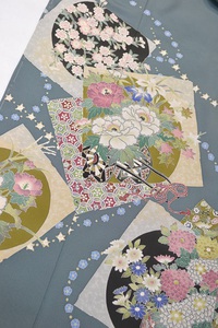 一日１コーディネート【No.37】加賀友禅色留袖＆刺繍袋帯[F]