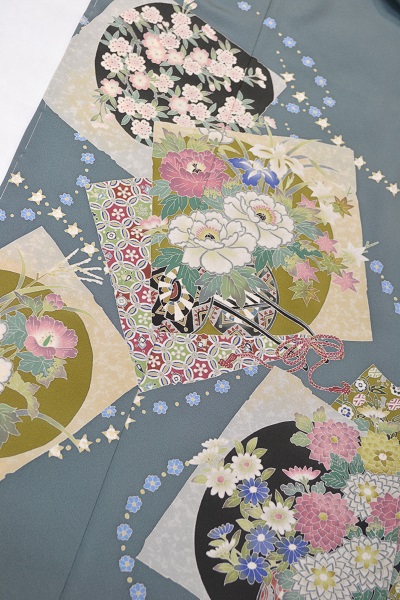 一日１コーディネート【No.37】加賀友禅色留袖＆刺繍袋帯[F]