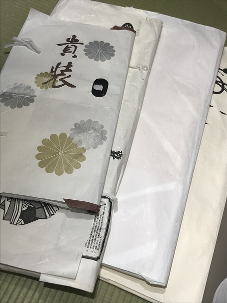 「このところたくさんいただきます」～きもののお直し～