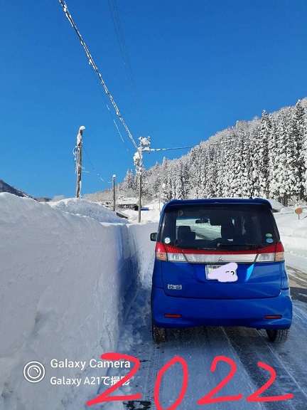 「妻の実家の雪」