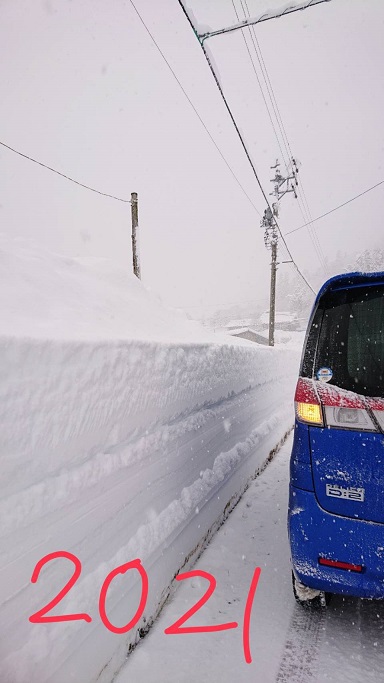 「妻の実家の雪」