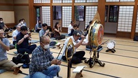 「明日は雅楽講習会です」