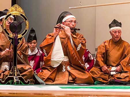 「今年も練習始まりました！」～舞楽を見る会～