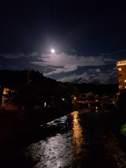 「昨夜は納涼夜市へ」