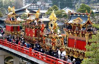 「昭和45年の春の高山祭映像」