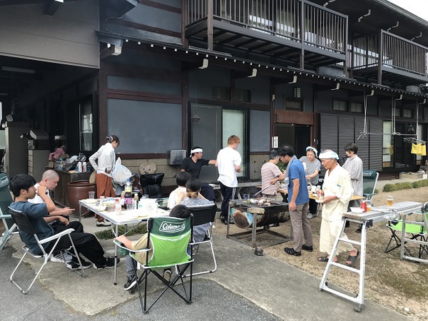 「妻の実家でBBQ」