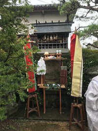 「秋葉様秋季例祭を行いました」