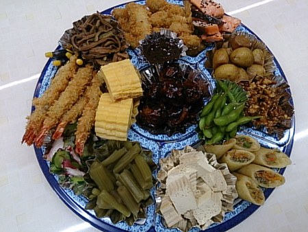 今日のオードブルに握り寿司♪