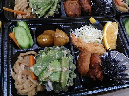 今日ご注文いただいた弁当です～