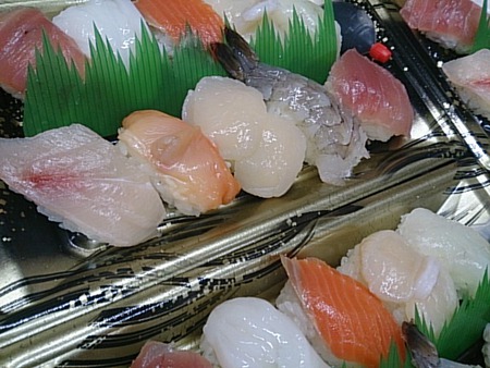 オードブルにお刺身、握り寿司のご注文です！