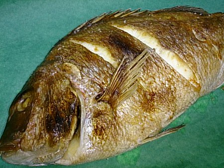 鯛の姿焼き