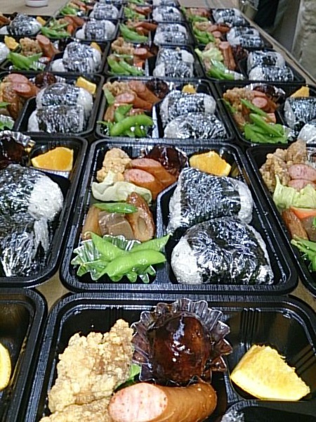 今日ご注文いただいた弁当