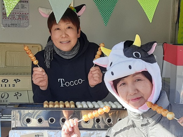 第2回バレンタインバスでマルシェ①みだらし団子