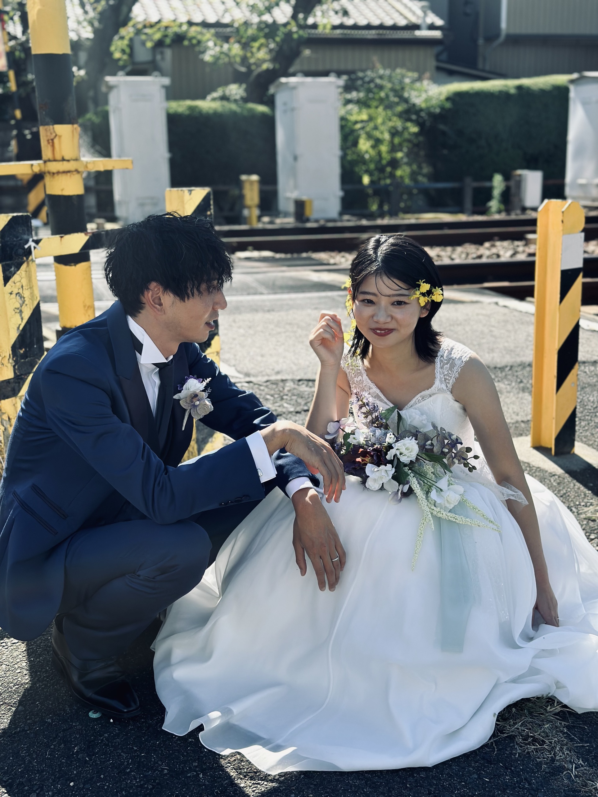 かわいい！ショートヘア花嫁