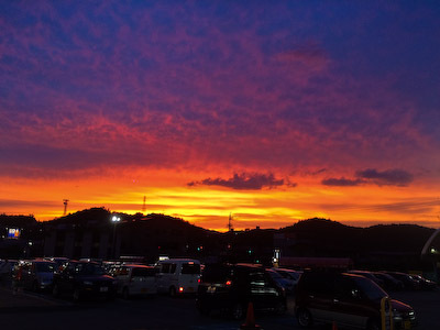 アスモの夕焼け