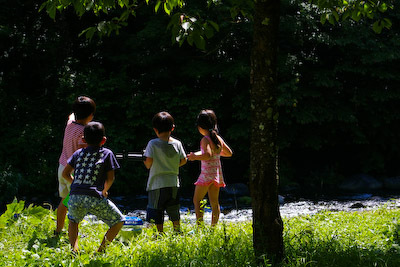 今日の秋神川【キャンプだより】