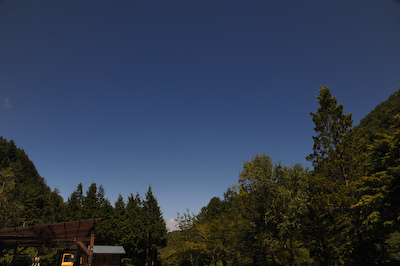 今日の秋神川【blue sky blue】
