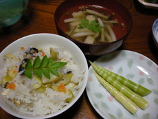 夕食のメニュー　3