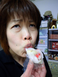 最後のイチゴ大福