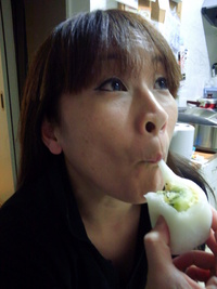 最後のイチゴ大福