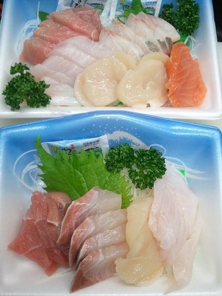 急なご注文、お刺身！