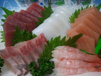 2012年年末の刺身盛り合わせ①