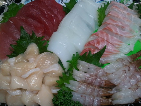 今日のお刺身のご注文です！