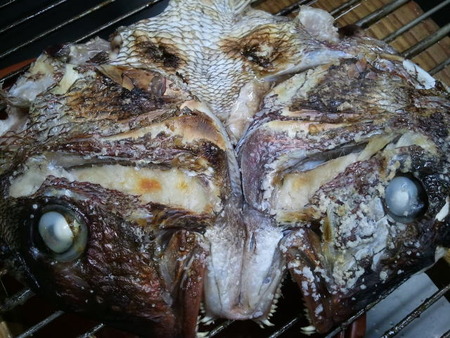 天然真鯛のお頭焼き♪