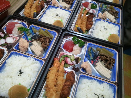 今日ご注文の弁当です～