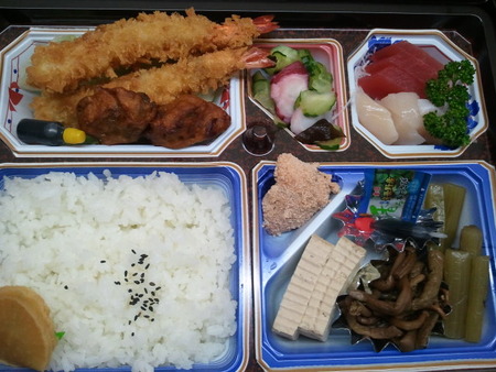 今日ご注文の弁当です～
