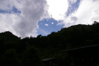 今日の秋神川【増水鎮静】