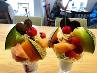 パフェ食べに来てね〜 2018/08/01 11:22:09