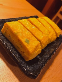 ネギ入り卵焼き。 2021/10/10 21:39:32