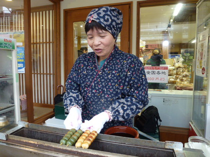 高山祭限定✿よもぎみだらしだんご・よもぎ五平餅