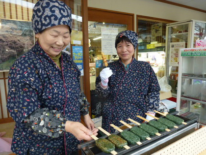 高山祭限定✿よもぎみだらしだんご・よもぎ五平餅