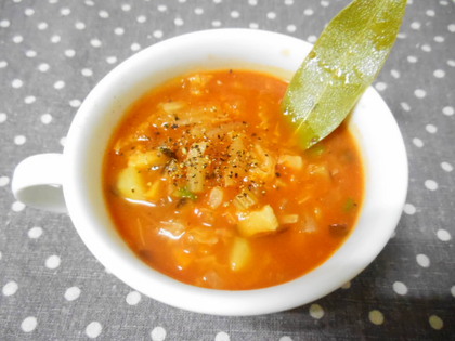 あったかミネストローネ♪