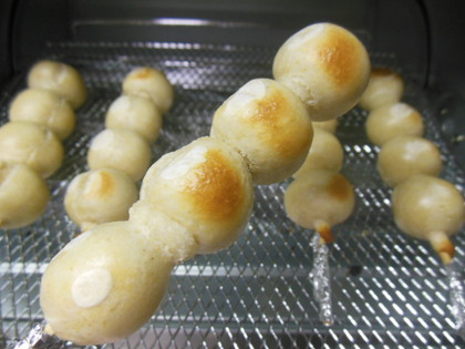 かかし庵玄米だんご♪店頭焼き立て販売☆