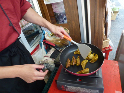 本日限定！飛騨牛餃子試食会♪