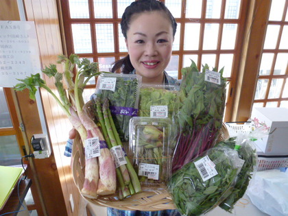 飛騨の春野菜届きました～✿