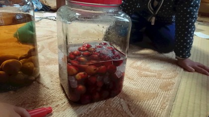 りんごのソースで…朝ごはん★