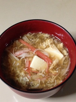 豆腐あんかけスープ