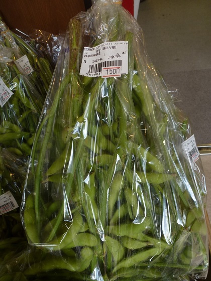 枝付き枝豆