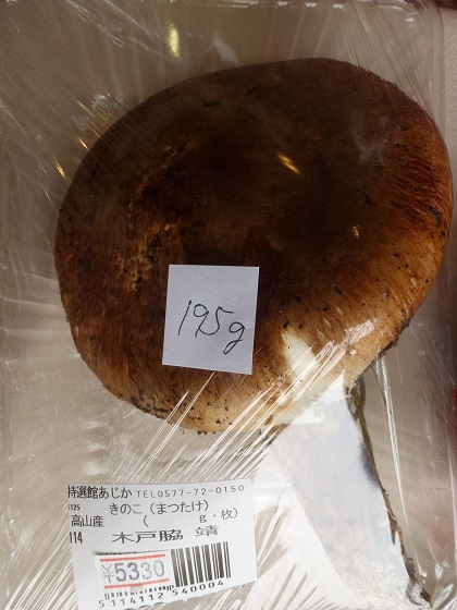 まつたけ入荷(ﾟдﾟ)！