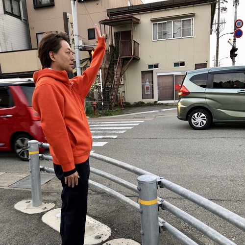 感謝の辻立ち