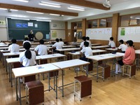 郡上市立白鳥中学校で講師をしました。 2021/06/25 16:24:28