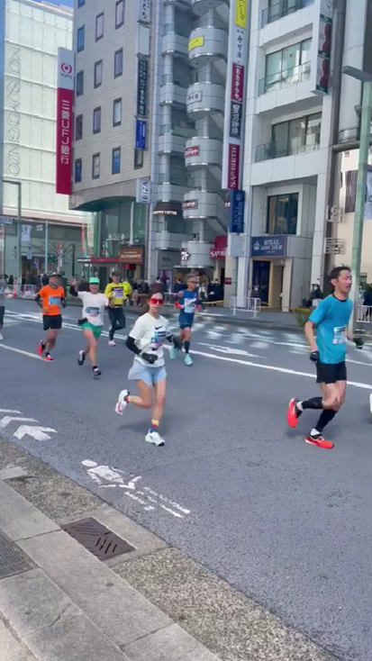 奇跡のタイミング！！@東京マラソン2021