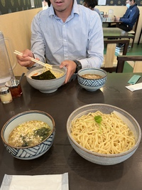 お昼はつけ麺です 2022/05/06 12:44:59