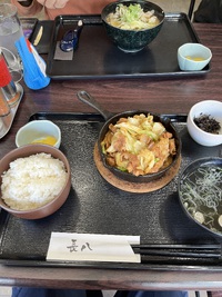 長八食堂さんでランチ 2024/07/29 12:33:14