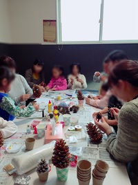 小さな香りのクリスマスツリー作り 2015/12/20 13:34:59